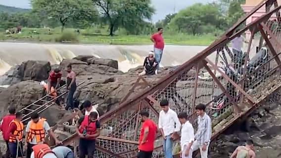 Two Dead, Five Injured After Bridge Collapses Over Indrayani River In Pune