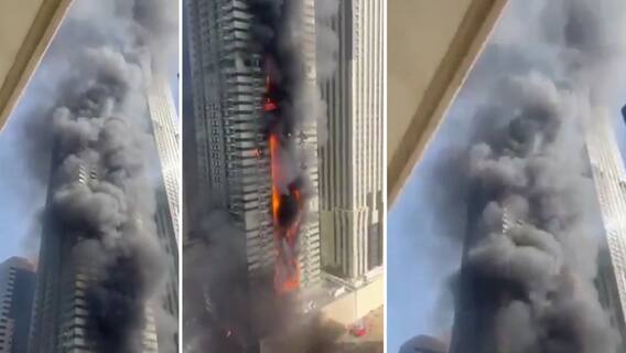 Dubai Skyscraper Fire : दुबईत तब्बल 67 मजली स्कायस्क्रॅपर इमारतीला आगीचा वेढा, 4 हजार लोक अडकले अन् एकही जिवितहानी होऊ न देता सर्वांची थरारक सुटका