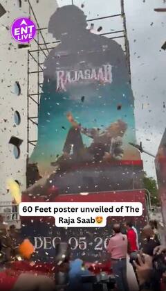 The Raja Saab made a massive thunder with 60 feet long poster!!