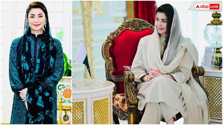 मरियम नवाज अक्सर सफेद, क्रीम या पेस्टल रंगों में चिकनकारी से सजी सलवार कमीज पहनती हैं. ये सूट आमतौर पर लिनन या कॉटन के होते हैं, जिनमें बारीक फ्लोरल कढ़ाई और मिरर वर्क होता है.