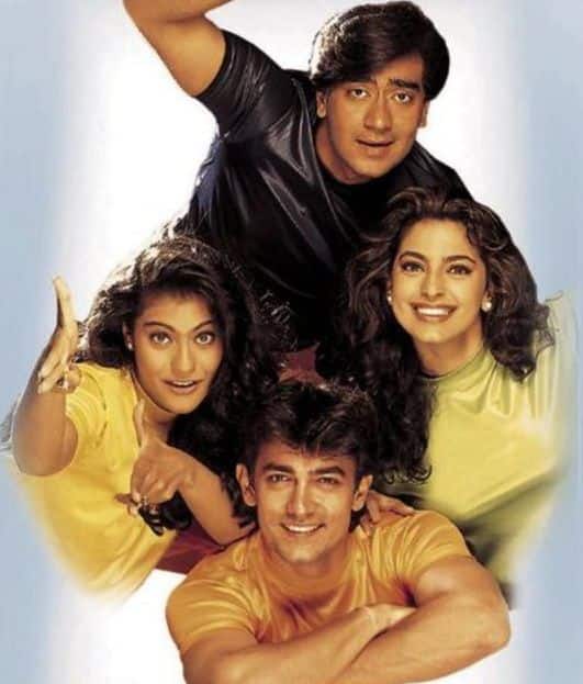 'Ishq' film is Aamir Khan's comic and romantic chemistry film. Apart from Aamir, the film also stars Kajol, Ajay Devgan, Juhi Chawla. In this film with a multistic, you will definitely enjoy seeing comic timing with romantic chemistry.