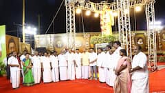 9 அடி உயர கருணாநிதி சிலையை திறந்து வைத்த முதல்வர் மு.க.ஸ்டாலின்