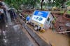Mumbai Rains: 3 Injured In Wall Collapse And Tree Fall Incidents As Downpour Disrupts Life In City