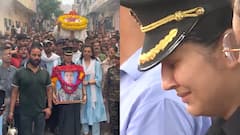 '...मेरा बच्चा मुझे छोड़कर चला गया', हेलीकॉप्टर क्रैश में जान गंवाने वाले पायलट को लेफ्टिनेंट कर्नल पत्नी ने दी विदाई