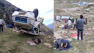 Tempo Traveller Crashes In Lahaul-Spiti; 2 Tourists Killed, 20 Injured
