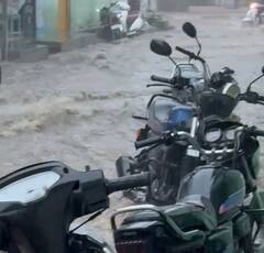 Kutch Rain: કચ્છના અંજારમાં ધોધમાર વરસાદ, રસ્તા પર નદી વહેતી હોય તેવા દ્રશ્યો