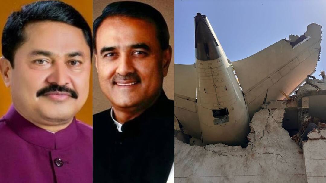 Nana Patole on Praful Patel Maharashtra politicis news Congress leader Nana Patole criticizes Praful Patel in Gondia अहमदाबादमध्ये क्रॅश झालेलं विमान कोणाच्या काळात घेतलं होतं? नाना पटोलेंचा प्रफुल्ल पटेलांना सवाल, म्हणाले पाप आपल्या अंगावर येऊ नये म्हणून मीडियासमोर 