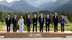 G7 Leaders Pose For Family Photo As Canada Summit Overshadowed By Trump’s Exit