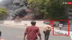 पीछे धूं-धूं कर जल रहा AIR INDIA का प्लेन, आग की लपटों से निकलते दिखे इकलौते बचे रमेश कुमार विश्वास, सामने आया हैरान करने वाला Video