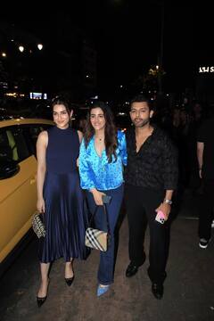 Kriti Dinner Date: ડિનર ડેટ પર સ્પૉટ થઇ કૃતિ સેનન, બહેન નૂપુરની સાથે દેખાયો રૂમર્ડ બૉયફ્રેન્ડ