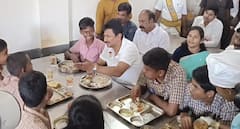 உதயநிதி ஸ்டாலின் அதிரடி ஆய்வு: மாணவர்களுடன் மதிய உணவு சாப்பிட்டு கொண்டே குறைகளை கேட்டறிந்தார்