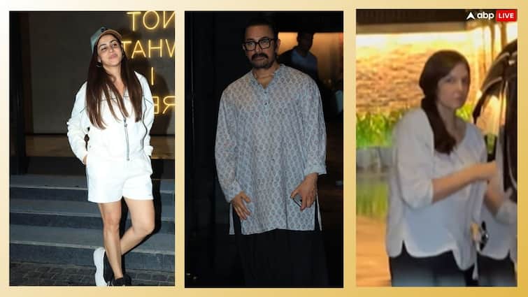 बहन निखत और GF गौरी के लिए आमिर ने होस्ट की 'सितारे जमीन पर' की स्पेशल स्क्रीनिंग? स्टाइलिश लुक में जेनेलिया भी हुईं स्पॉट