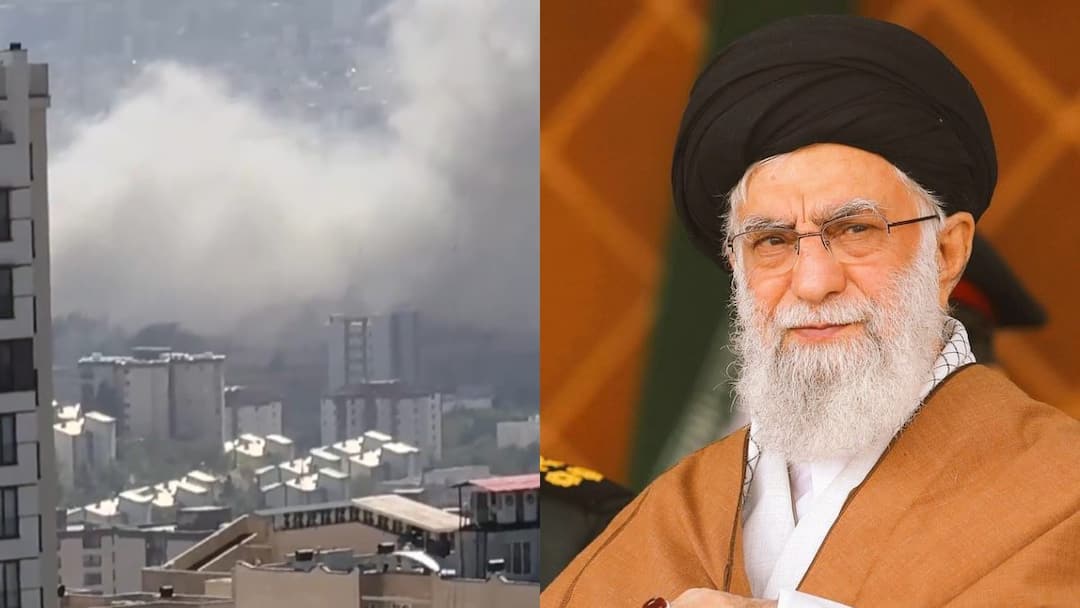 Israeli attacks on Lavizan area in tehran after ayatollah ali khamenei address iran supreme secret place खामेनेई के ठिकानों पर इजरायल ने की बमबारी, सुप्रीम लीडर ने संबोधन में दी थी US को चेतावनी