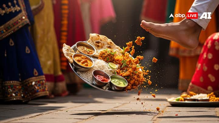 वहीं जिस खाने की थाली को पैर से ठोकर लग जाए, शास्त्रों में उस खाने को नाली में पड़े कीचर के समान माना जाता है. ऐसे खाने को भूलकर भी नहीं खाना चाहिए.