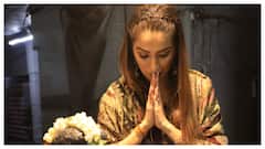 Raai Laxmi Seeks Divine Peace At Shivoham Shiva Temple. See Pics