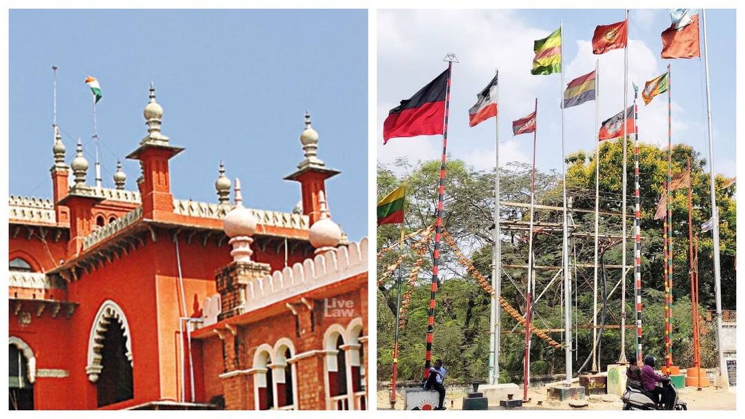 Madras high court directs to charge Rs 1000 for each flagpole in the state