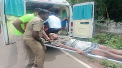 கிணற்றில் விழுந்த இளைஞரை துரிதமாக காப்பாற்றிய தீயணைப்பு வீரர்கள்
