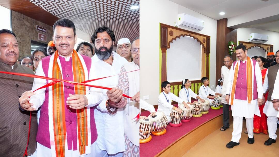पुणे: CM देवेंद्र फडणवीस ने संतपीठ में ऑडिटोरियम और आर्ट गैलरी का किया उद्घाटन, कई नेता रहे मौजूद Devendra Fadnavis Maharashtra CM Inaugurates of Auditorium And Art Gallery at Santpeeth Chikhali Pune पुणे: CM देवेंद्र फडणवीस ने संतपीठ में ऑडिटोरियम और आर्ट गैलरी का किया उद्घाटन, कई नेता रहे मौजूद