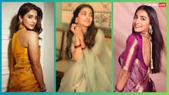 वेडिंग फंक्शन में दिखना है क्लासी बहू, पूजा हेगड़े के इन साड़ी लुक्स को करें फॉलो