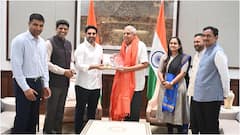 ఉపరాష్ట్రపతి జగదీప్ ధన్కర్ తో మంత్రి నారా లోకేష్ భేటీ, యువగళం పుస్తకం అందజేత