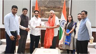 Lokesh Delhi Tour: ఉపరాష్ట్రపతి జగదీప్ ధన్కర్ తో మంత్రి నారా లోకేష్ భేటీ, యువగళం పుస్తకం అందజేత