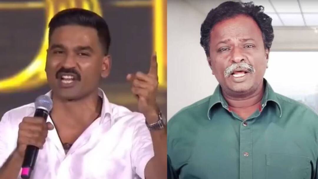 Kuberaa: ரஜினி மாதிரி பேசினாலும் ஓல்டு கிரிஞ்ச்... தனுஷை பங்கமாய் கலாய்த்த ப்ளூ சட்டை மாறன்! kuberaa pre release event Dhanush talks like an old crinch, says blue shirt Maran's Kuberaa: ரஜினி மாதிரி பேசினாலும் ஓல்டு கிரிஞ்ச்... தனுஷை பங்கமாய் கலாய்த்த ப்ளூ சட்டை மாறன்!