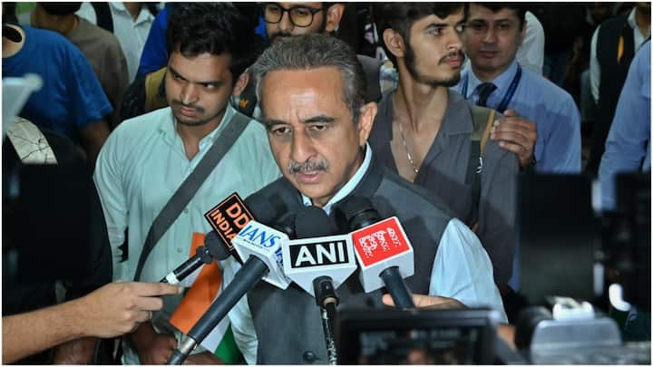 “Welcome home,” says Minister Kirti Vardhan Singh, as India successfully completes the first phase of Operation Sindhu evacuation. (Image: X)