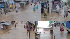 जगबुडीने इशारा पातळी ओलांडली, नदीचं पाणी शहरात घुसलं, रायगड जिल्ह्यात धडकी भरवणारा पाऊस