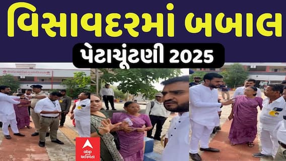 Visavadar By election 2025: વિસાવદરમાં મતદાનના દિવસે AAP નેતા અને ભાજપના સભ્ય વચ્ચે તુ તુ મૈ મૈ