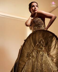 Malaika Arora : बॉलिवूड फॅशन क्विन मालयकाचा गोल्डन लूक; फोटो चर्चेत!