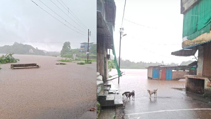 कोकणातील रायगड जिल्ह्यात काल रात्रीपासून तुफान पाऊस सुरु आहे. या पावसामुळे रायगड जिल्ह्यातील खेड आणि नागोठणे या शहरांमध्ये पूरपरिस्थिती निर्माण होण्याची चिन्हे आहेत.