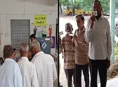 Visavadar Photos: વિસાવદરમાં પોલીસ બંદોબસ્ત સાથે મતદાન, સવારથી જ લાગી મતદાન કેન્દ્રો પર લાંબી લાઇનો