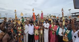 மதுரை முருக பக்தர் மாநாடு அரங்கிற்கு வந்த 6 வேல், எங்கிருந்து வந்துள்ளது தெரியுமா?
