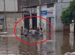 અમદાવાદમાં નિકોલના કાદવમાં એક જીવ ગયો: 4 ઇંચ વરસાદમાં એમ્બ્યુલન્સ ન પહોંચતા યુવકે જીવ ગુમાવ્યો, તંત્રની ઊંઘ ક્યારે ઉડશે?