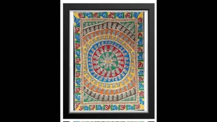 10. Madhubani Painting: Prime Minister Narendra Modi gifted a Madhubani Painting to South Korean President Lee Jae-myung. Also known as Mithila Art, this traditional art form of Bihar is mostly done by women and passed down through generations. These paintings were originally created on mud walls during festivals and weddings as a way to seek blessings. Today, the art is made on paper, cloth, and canvas, recognised for its bold outlines, vibrant colours, and intricate patterns. The paintings often depict flowers, animals, deities, and scenes from Indian epics. Artists use natural dyes and tools like twigs or fingers, making the art eco-friendly. (Image Source: Twitter/@ANI)