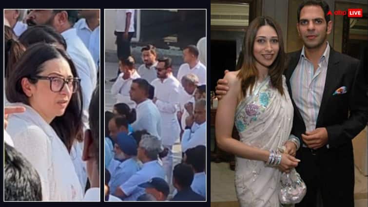 करिश्मा के एक्स-हसबैंड का 7 दिन बाद हुआ अंतिम संस्कार, बहन को संभालती दिखीं करीना, सैफ भी पहुंचे
