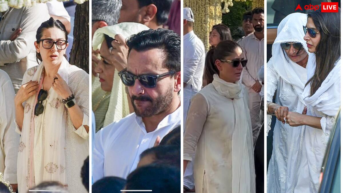 करिश्मा के एक्स-हसबैंड का 7 दिन बाद हुआ अंतिम संस्कार, बहन को संभालती दिखीं करीना, सैफ भी पहुंचे