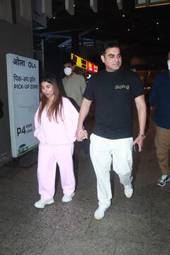 एयरपोर्ट पर पत्नी शूरा का हाथ थामे नजर आए अरबाज खान, प्रेग्नेंट वाइफ का ख्याल रखते दिखे एक्टर