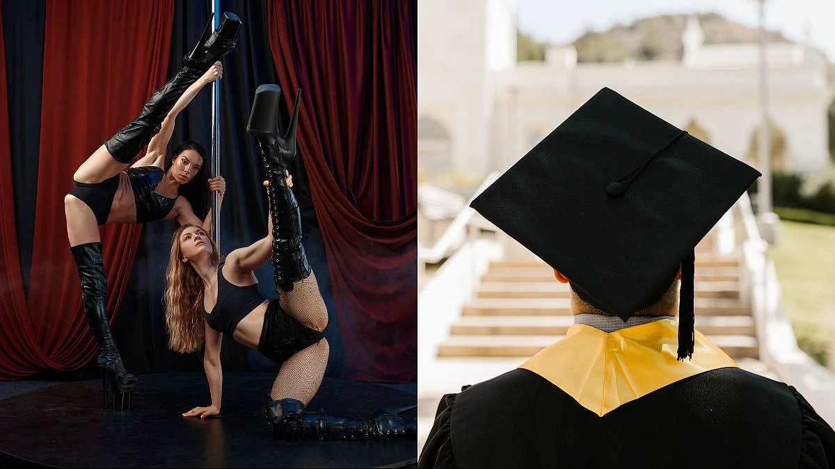 Pole Dancers: పిల్లోడు స్కూల్ పాసయ్యాడని ఇద్దరు పోల్ డాన్సర్స్‌తో పార్టీ - ఈ తల్లిదండ్రుల్ని తిట్టిపోస్తున్న నెటిజన్లు - వీడియో