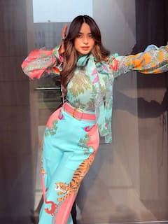 Soundarya Sharma Serves Power Dressing Goals In This Fierce Printed Pantsuit