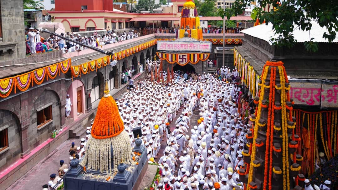 Sant Tukaram Maharaj Palkhi 2025 Route Pandharpur Wari Yatra Traffic Restrictions Details Pandharpur Wari 2025: संत तुकाराम की पालकी यात्रा को लेकर भक्तों में उत्साह, ट्रैफिक रूट में कहां-कहां बदलाव?