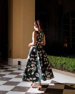 Manushi Chhillar Oozes Retro Glam In Floral Midi Dress, See Pics