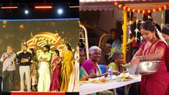 ரசிகர்களுக்கு விருந்து வைத்துக் கொண்டாடிய, விஜய் டிவி !!