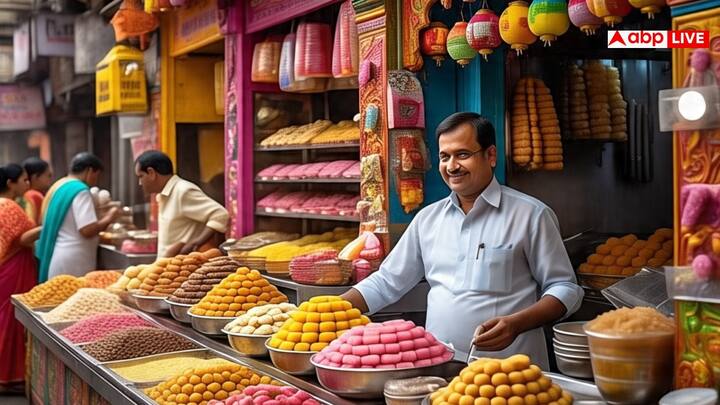 घेवर के बारे में तो आप सुने ही होंगे. घेवर को तीज और दशहरा में बनाया जाता है. इसे मैदा, दूध और चाशनी के साथ बनाकर ड्राई फ्रूट्स से सजाया जाता है.