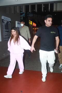 एयरपोर्ट पर पत्नी शूरा का हाथ थामे नजर आए अरबाज खान, प्रेग्नेंट वाइफ का ख्याल रखते दिखे एक्टर