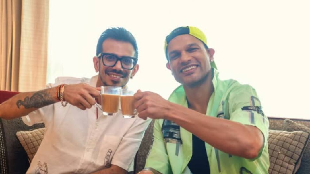 shikhar dhawan and yuzvendra chahal mahabharat video viral महाभारत का कौन सा सीन करने लगे शिखर धवन और यजुवेन्द्र चहल, सोशल मीडिया पर मचा बवाल