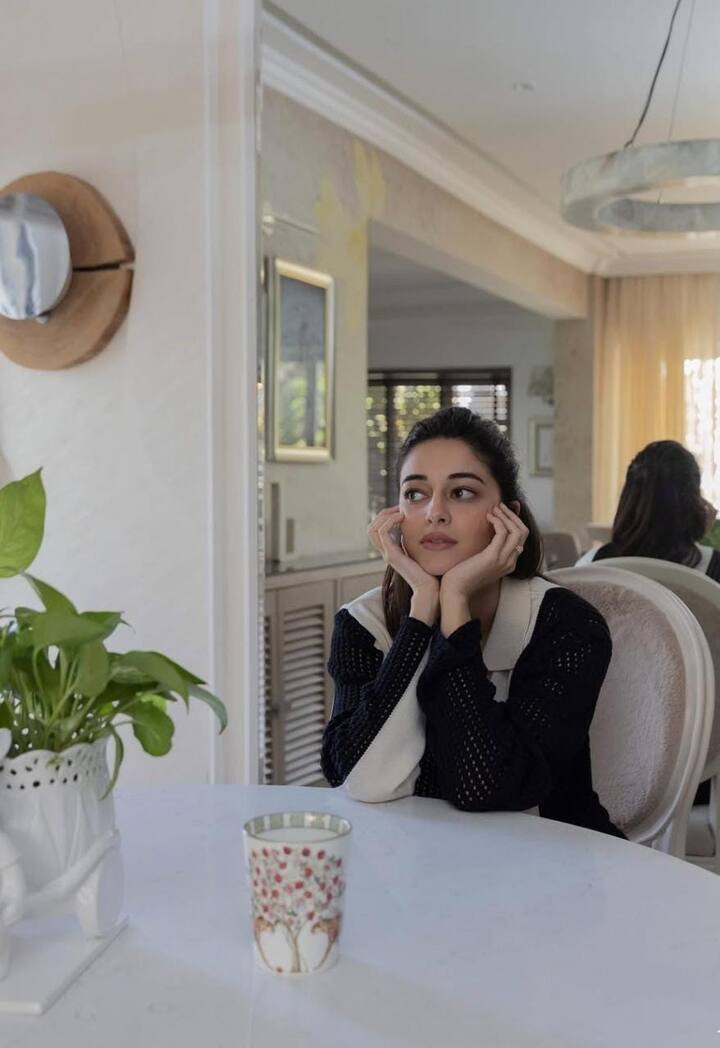 The actress' house is based on the theme of white, peach and pink color which is giving the girl vibe. One corner of this house is quite beautiful.