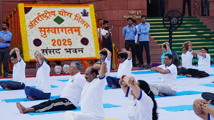 Catch a visual glimpse of India embracing wellness and unity on the International Day of Yoga with vibrant celebrations across the country.