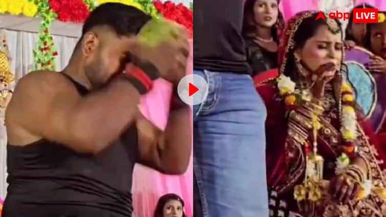 शादी के स्टेज पर पहलवान का ड्रामा! सिर से फोड़ा नारियल, दुल्हन का रिएक्शन हो रहा वायरल