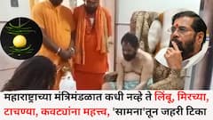 महाराष्ट्राच्या मंत्रिमंडळात कधी नव्हे ते लिंबू, मिरच्या, टाचण्या, कवट्यांना महत्त्व; गोगावलेंच्या अघोरी पूजा व्हिडीओवरून 'सामना'तून जहरी टिका